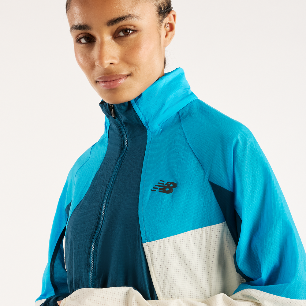 Vetrovka dámska New Balance RC – modré