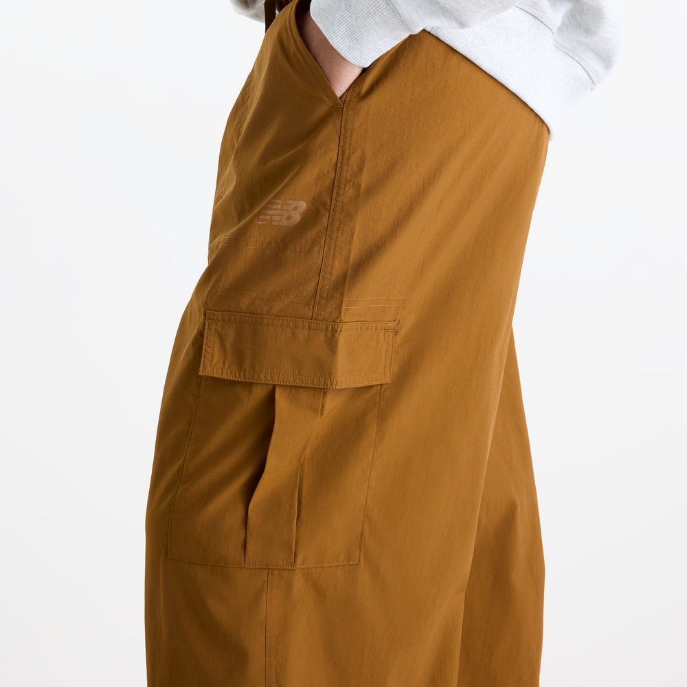 Dámske nohavice New Balance Cargo – hnedá
