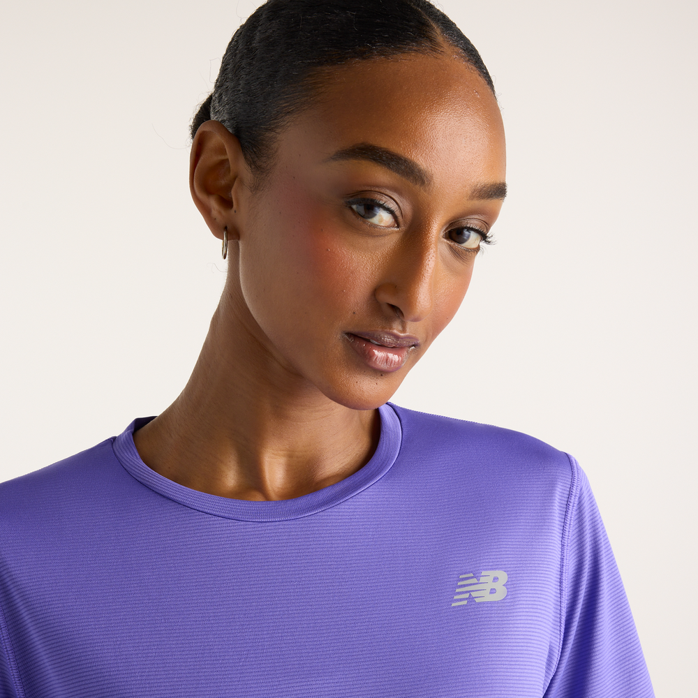 Dámske tričko New Balance WT41222EPU – fialové