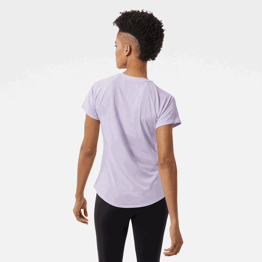 Dámske tričko New Balance WT23281CYI – fialové