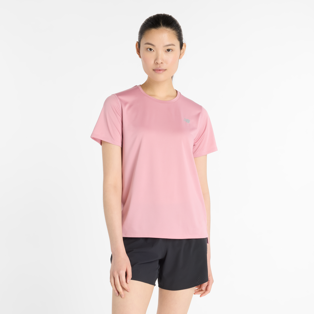 Dámske tričko New Balance WT41222PTF – ružové