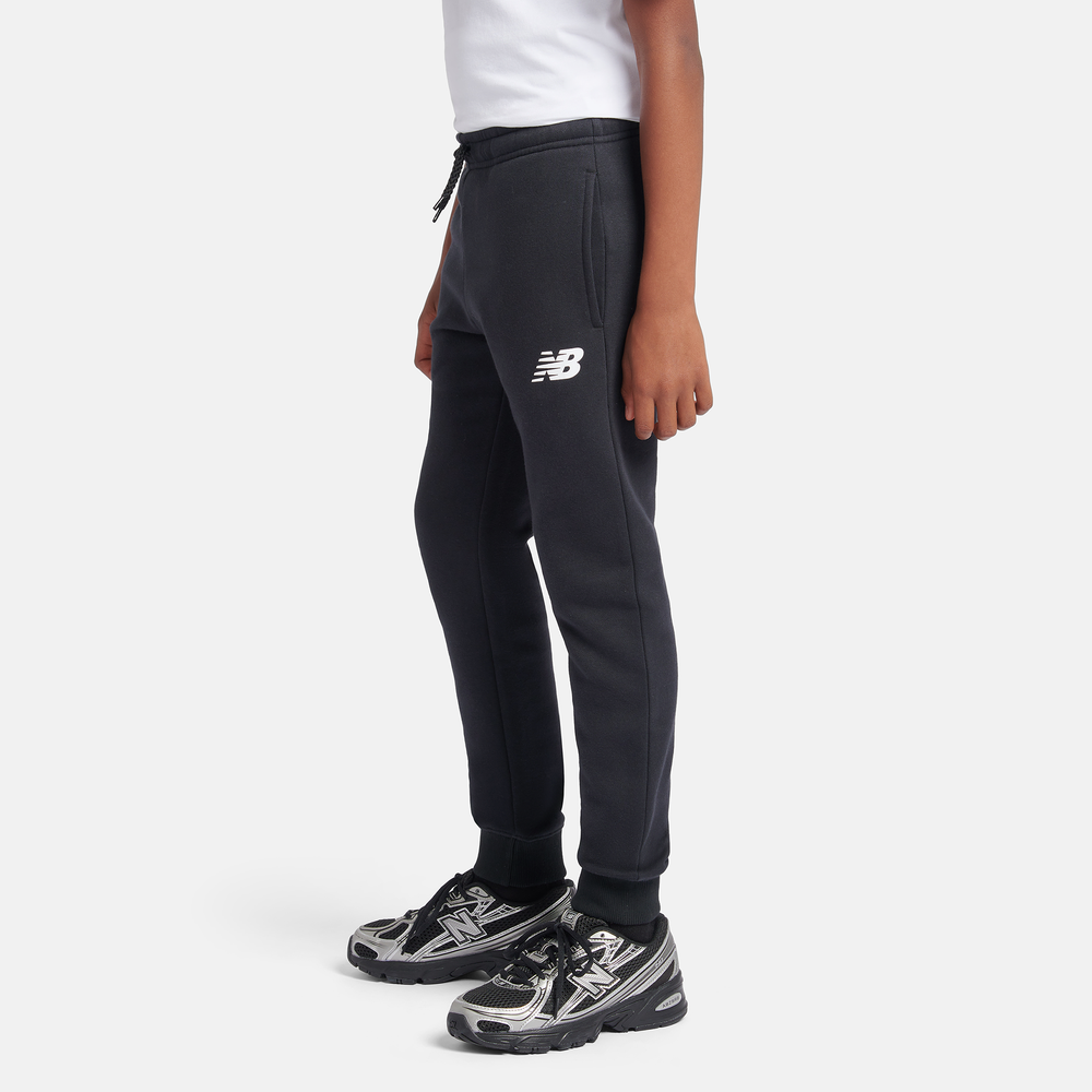 Detské nohavice New Balance LAKB0007BK – čierné