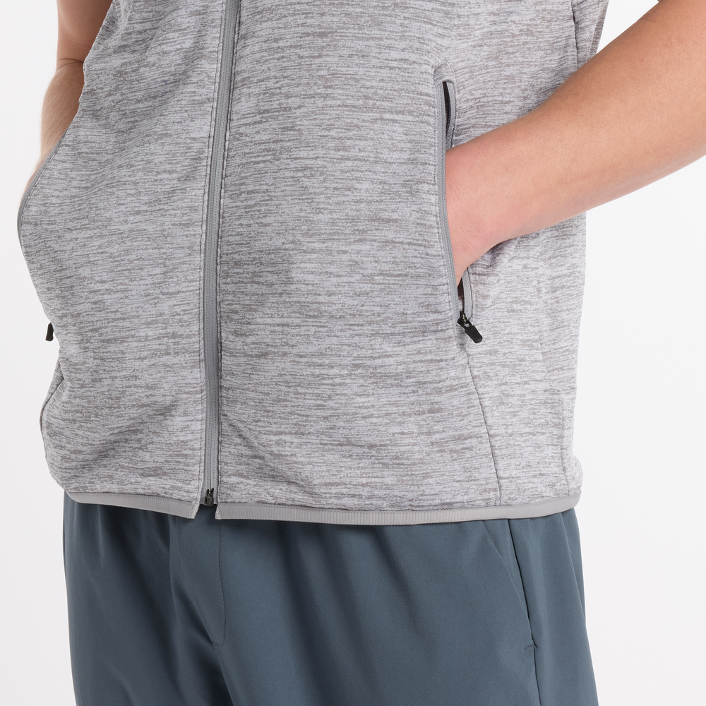 Pánska vesta New Balance MV51200AG – sivé