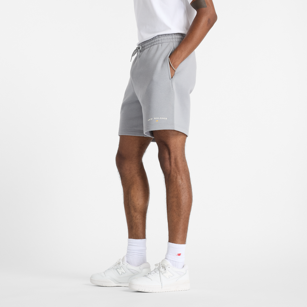 Pánske šortky New Balance MS51506YST – sivé
