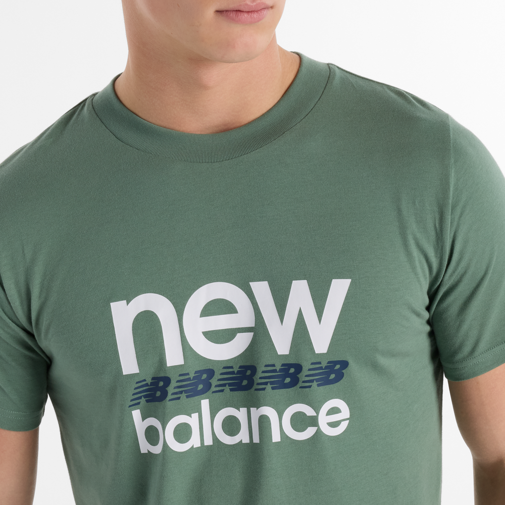 Pánske tričko New Balance MT51940DKJ – zelené