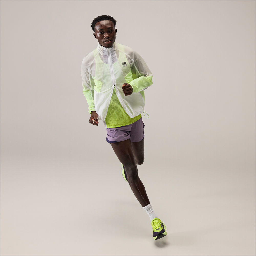 Pánske šortky New Balance MB6180TAAA5 – fialové