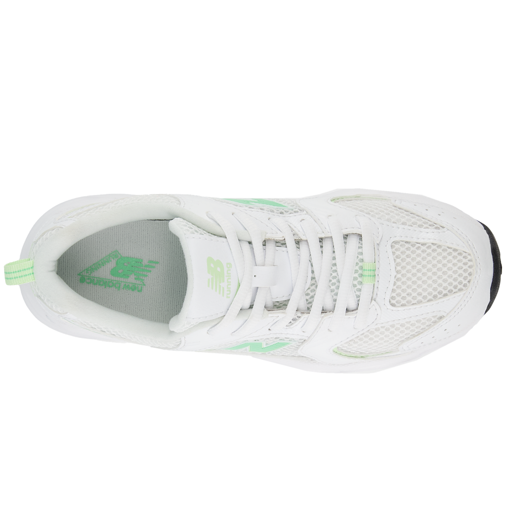Detské topánky New Balance GR530SM – biele