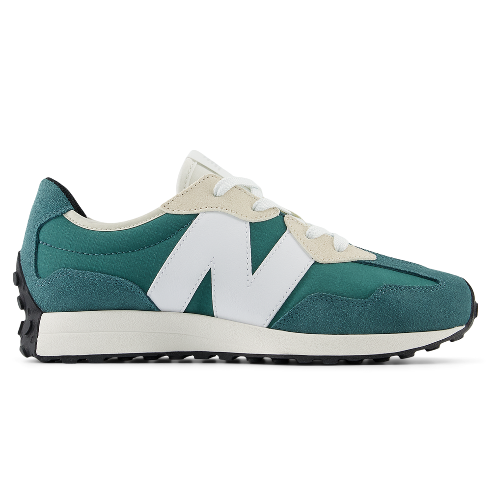 Detské topánky New Balance GS327BD – zelené