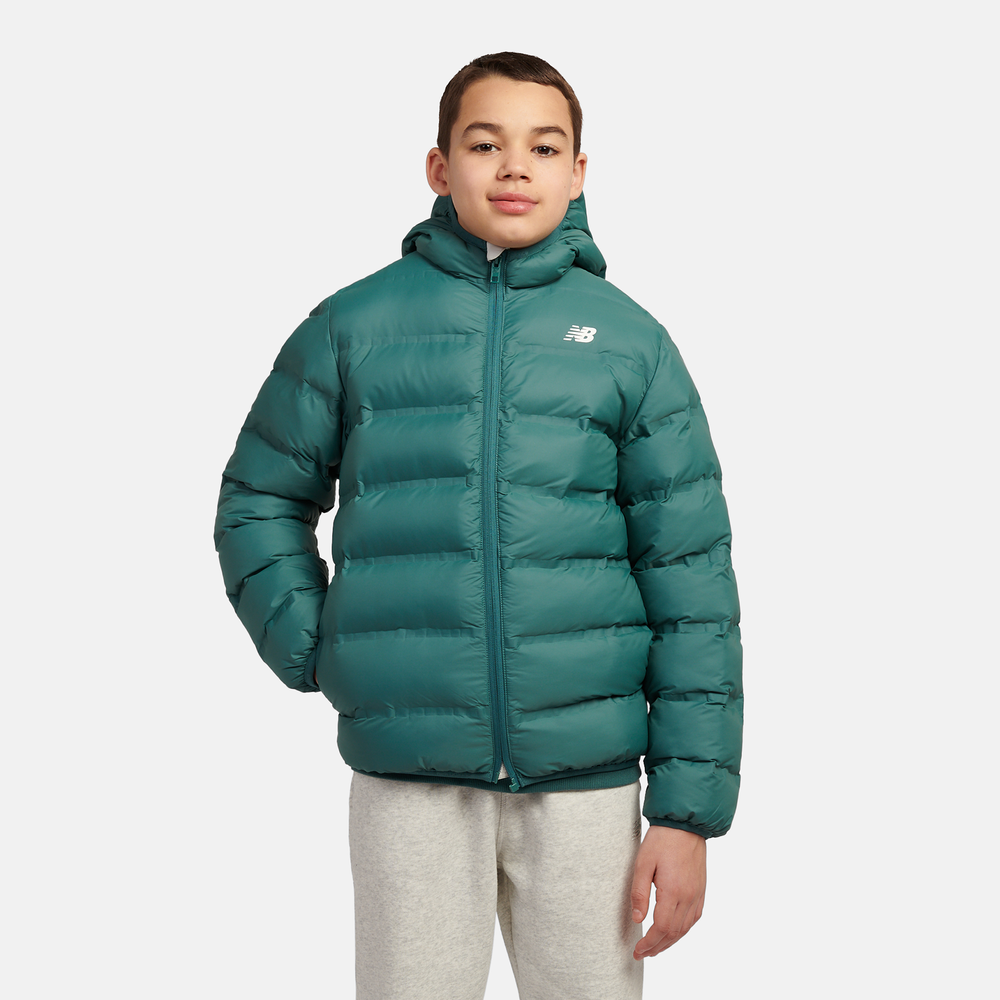 Detská bunda New Balance LAKB0036NUS – zelené