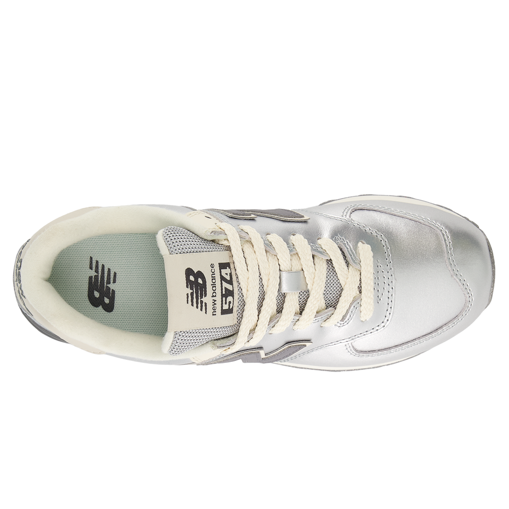 Dámske topánky New Balance WL574MLG – striebro