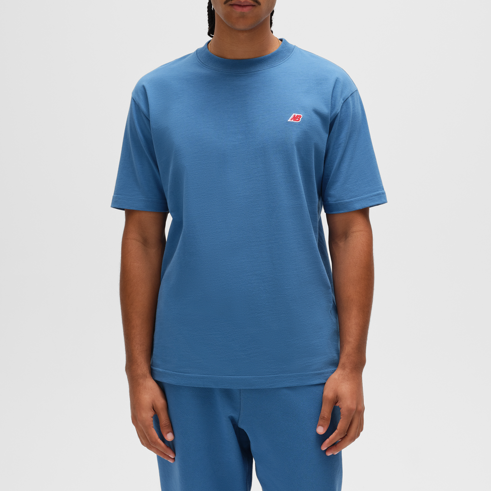 Pánske tričko New Balance MADE in USA MT43543SET – modré