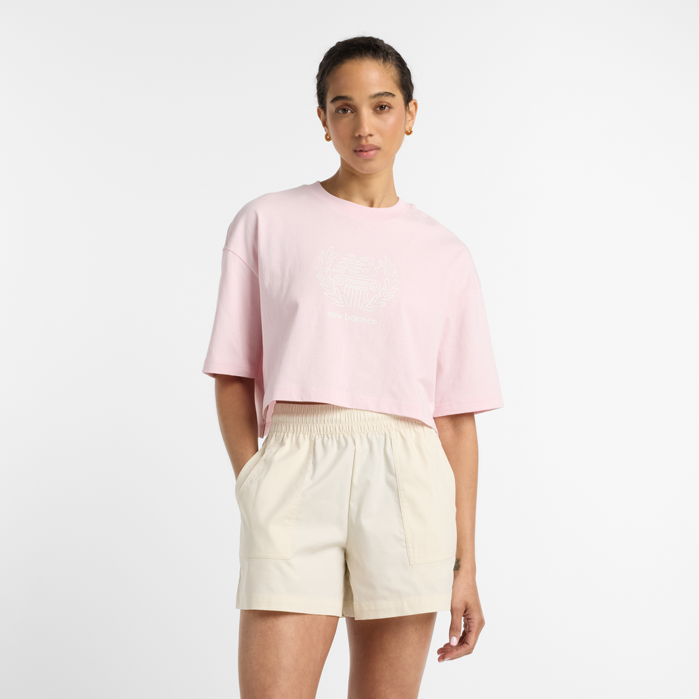 Dámske tričko New Balance WT51935RSG – ružové