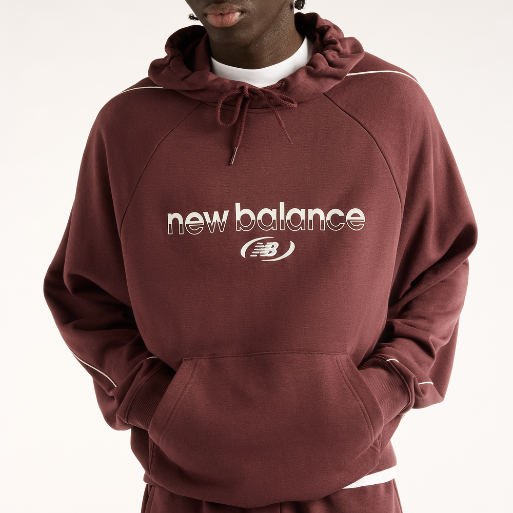 Pánska bunda New Balance Trackside – bordová