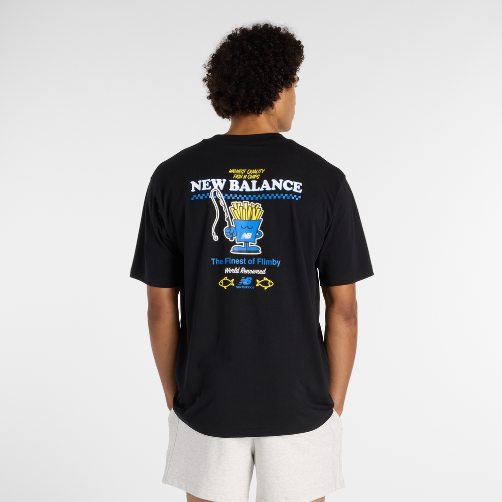 Pánske tričko New Balance MT61I5BMBK – čierné