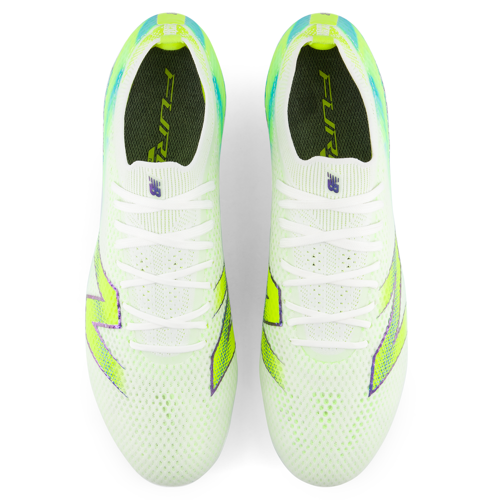Pánske kopačky New Balance FURON ELITE FG V9 UF1F7R4 – biele