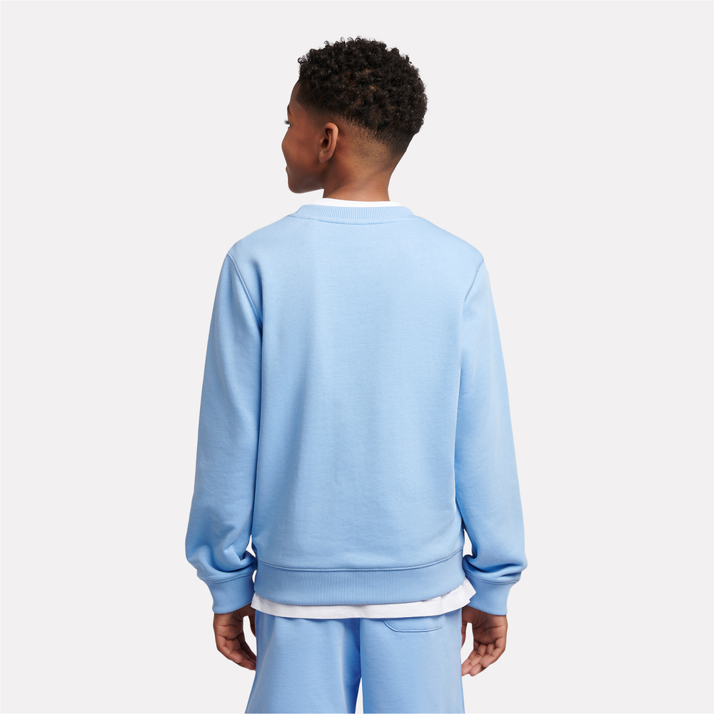 Detská mikina New Balance LAKB0055ELE – modré