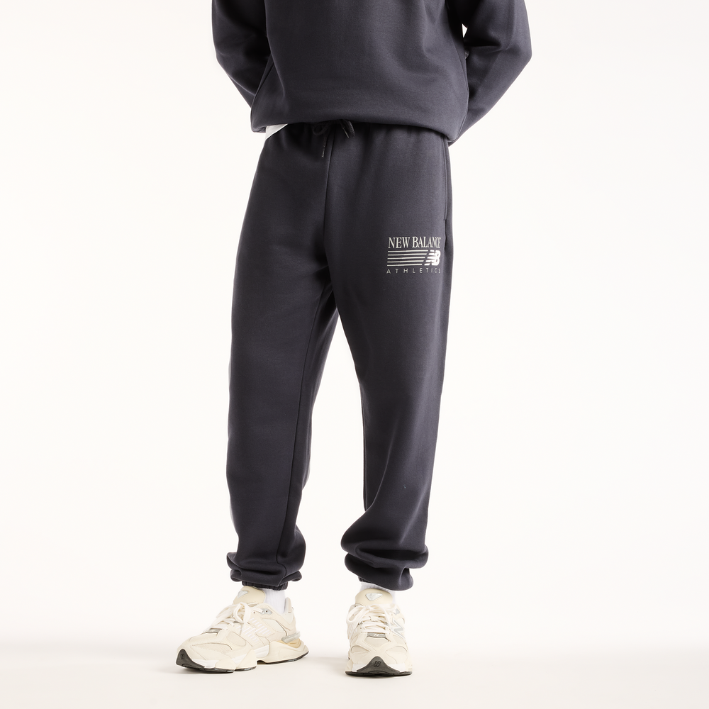 Pánske nohavice New Balance MB62S1NTDNT – sivé