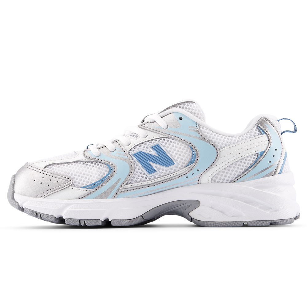 Detské topánky New Balance GR530ED – biele