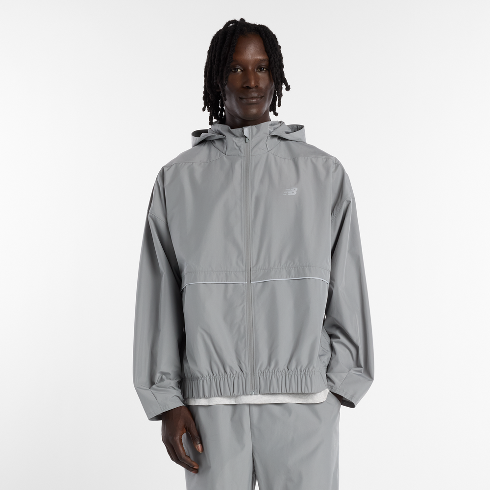 Pánska bunda New Balance MJO5BXYST – sivé