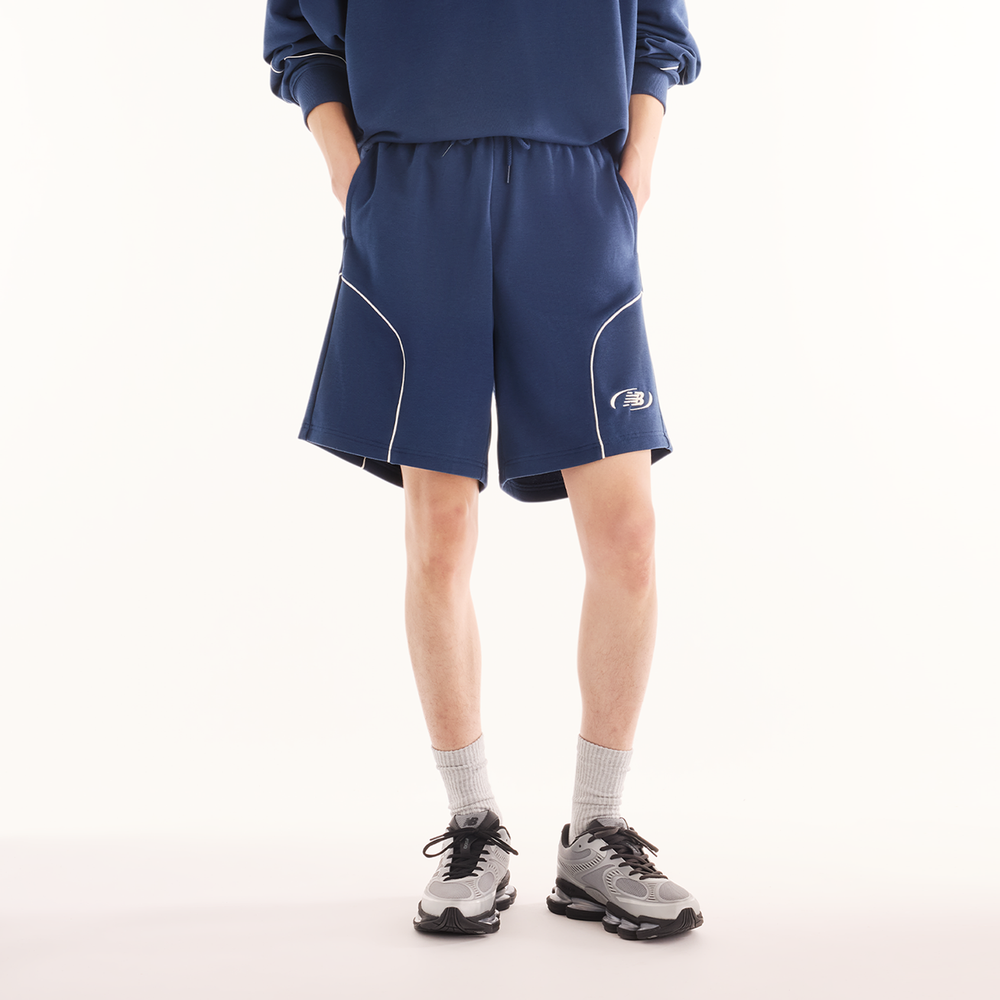 Pánske šortky New Balance MB62S8AANNY – tmavomodrá