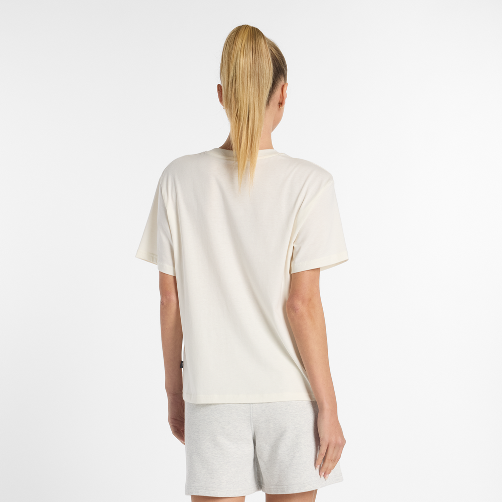 Dámske tričko New Balance WT51541SST – béžové