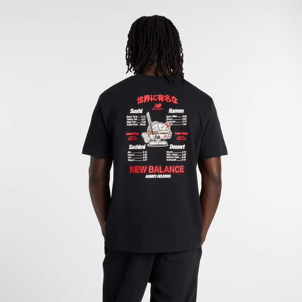 Pánske tričko New Balance MT61H51DBK – čierné