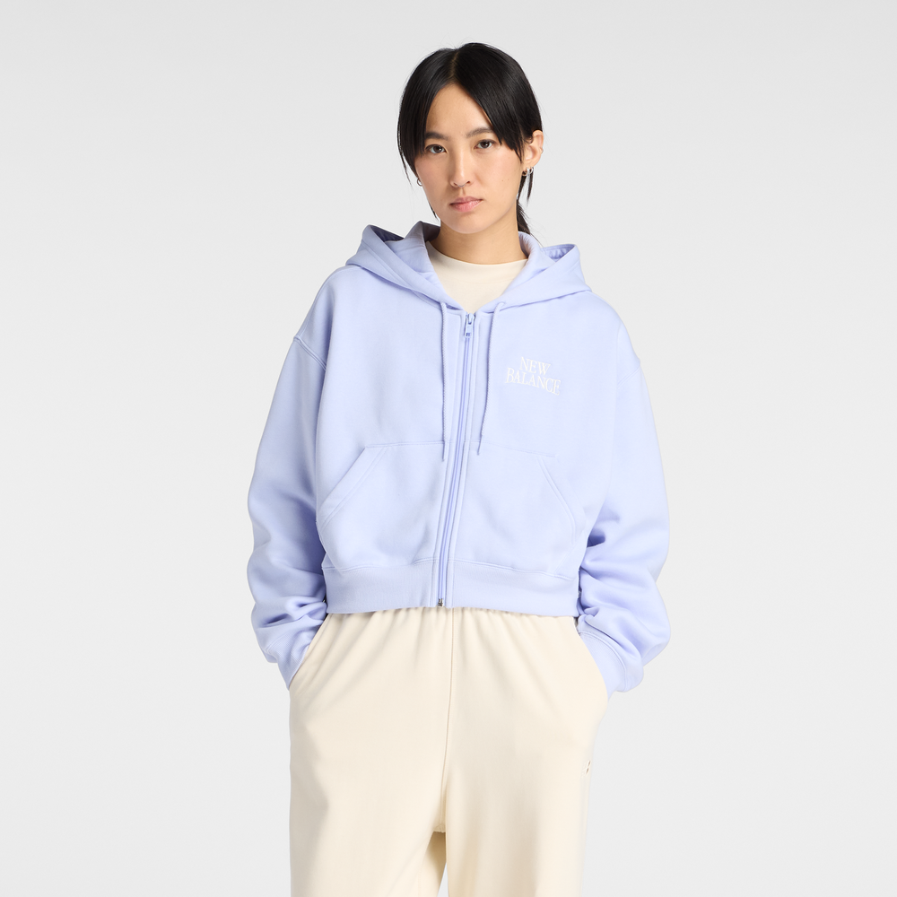 Dámska mikina New Balance WJ61W2EEDYK – fialové