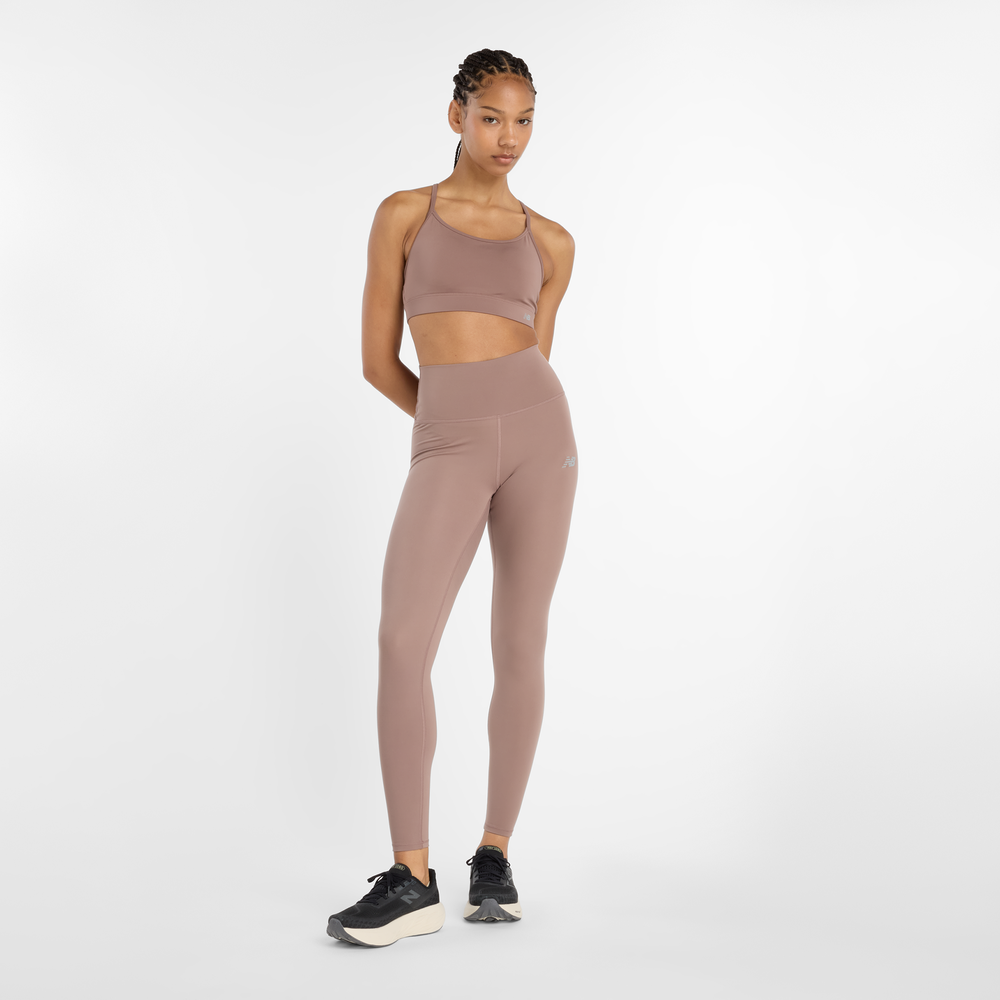 Dámske legíny New Balance WP51126EAS – béžové