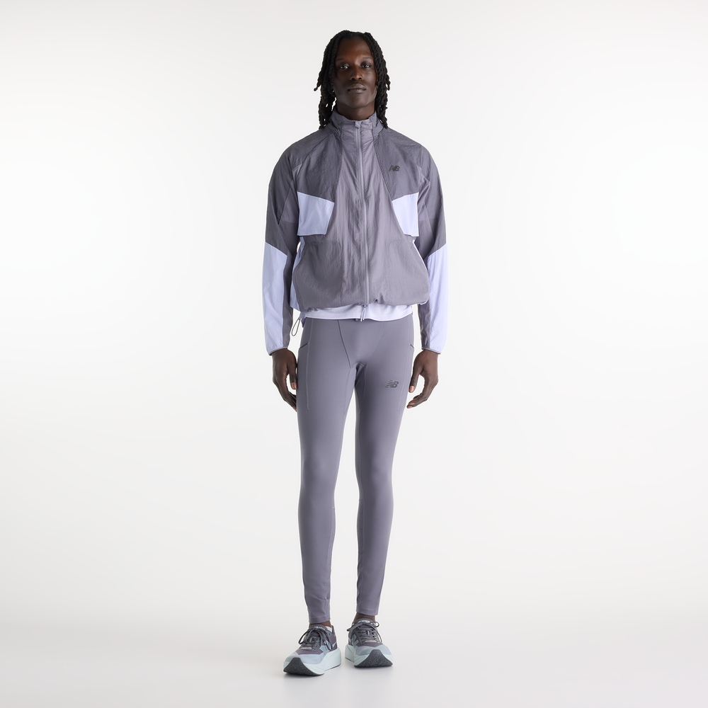 Pánska bunda New Balance Reflective RC – sivé
