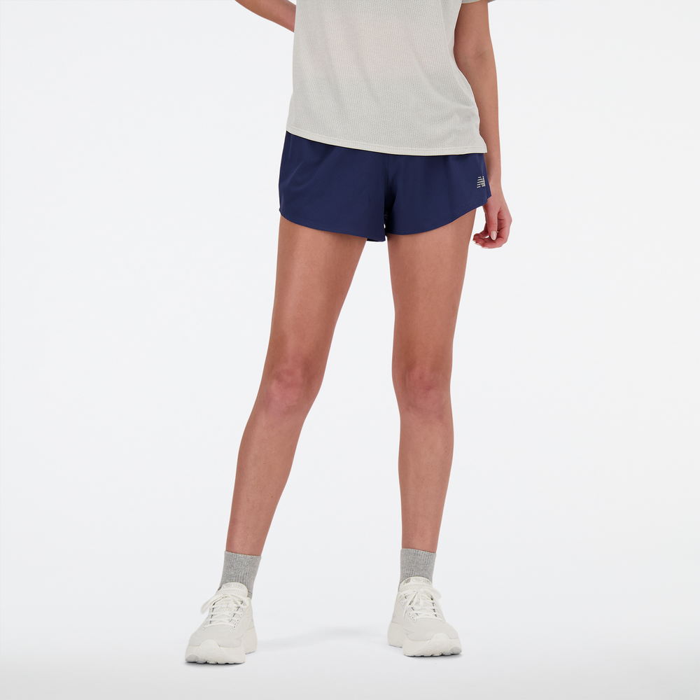 Dámske šortky New Balance WS41286NNY – tmavomodrá