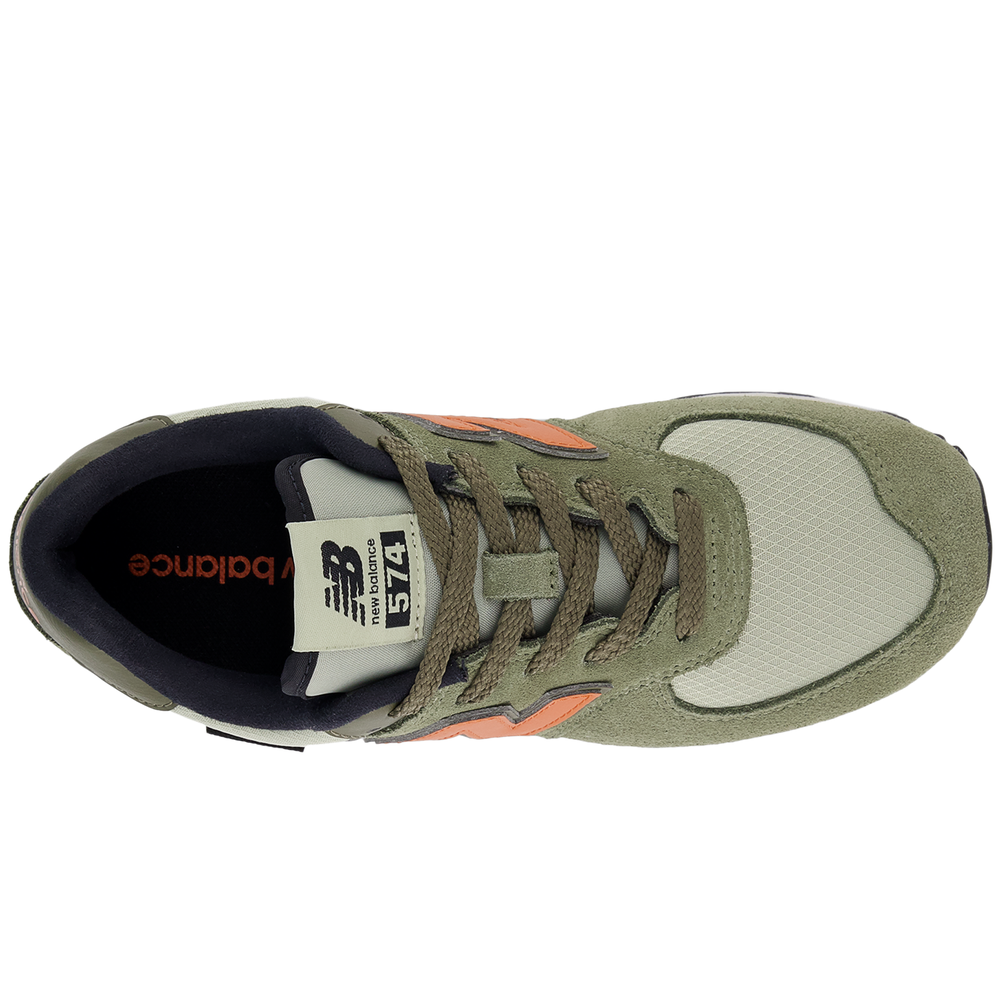 Detské topánky New Balance GC574SOF – zelené