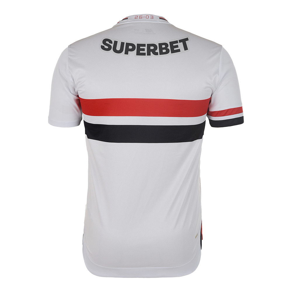 Pánske tričko New Balance Sao Paulo FC MT831834HME – biele