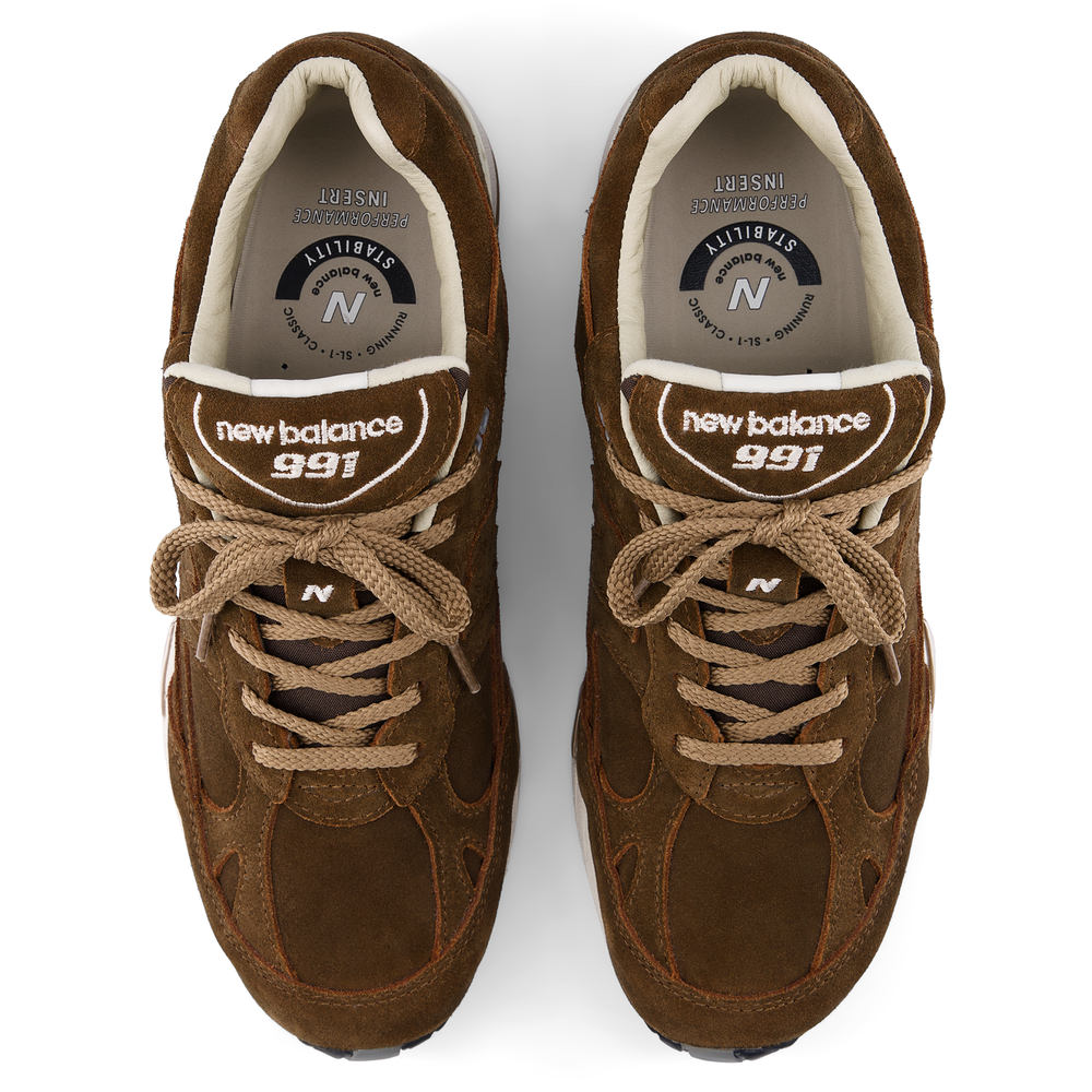 Dámske topánky New Balance W991BR1 – hnedá