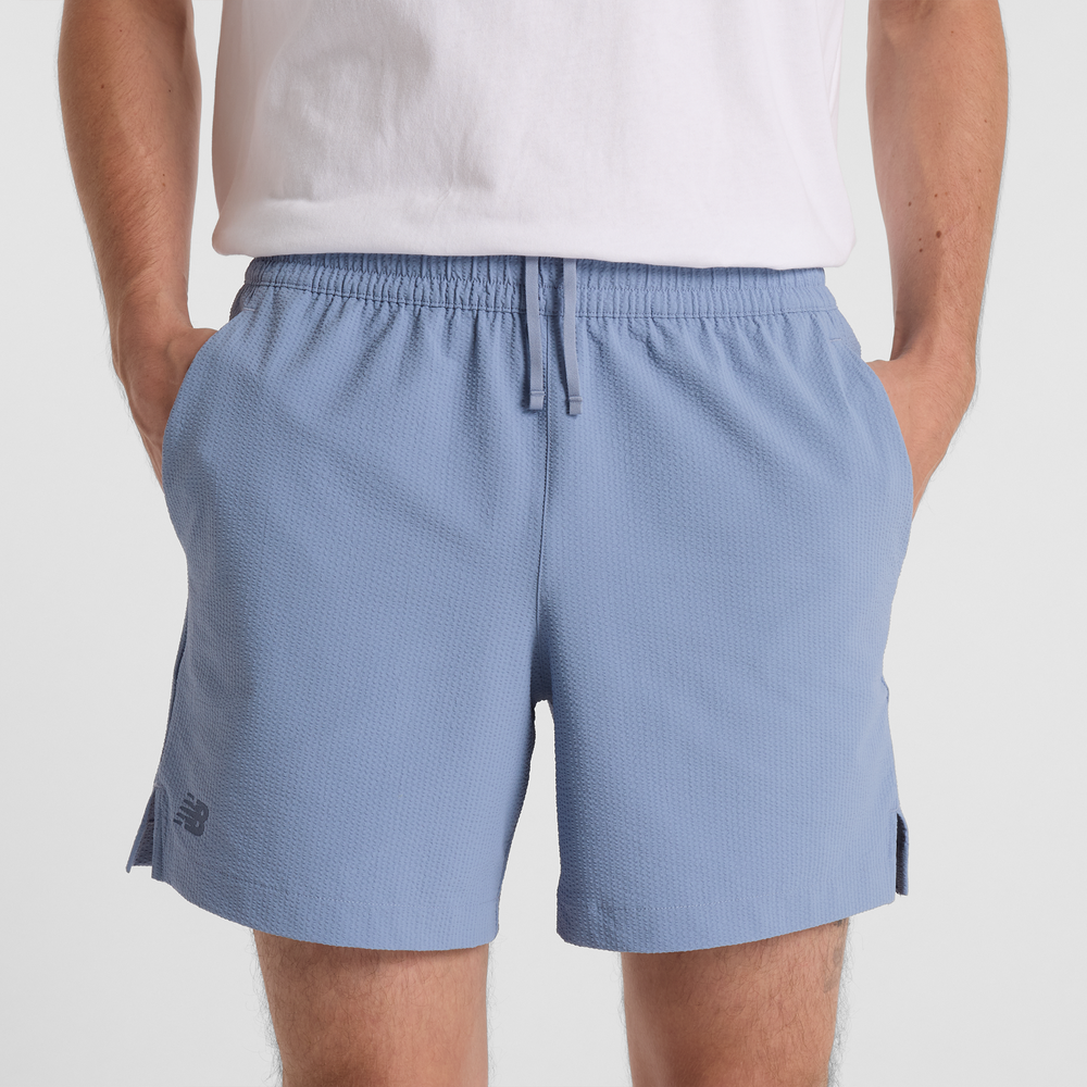 Pánske šortky New Balance MS51402DUS – modré