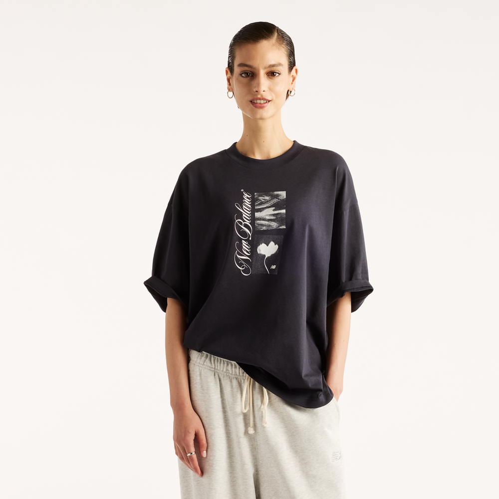 Dámske tričko New Balance WT62X7Z9DNT – čierné