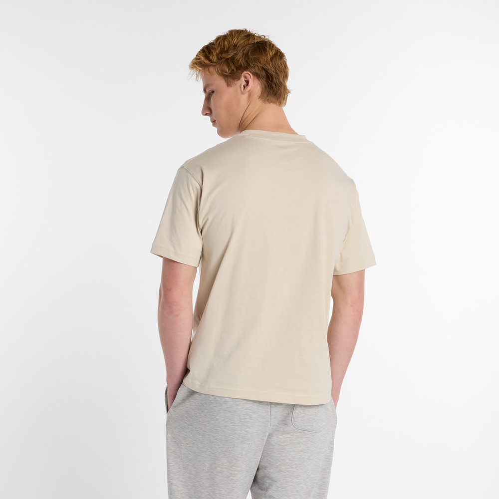Pánske tričko New Balance MT51507TWF – béžové