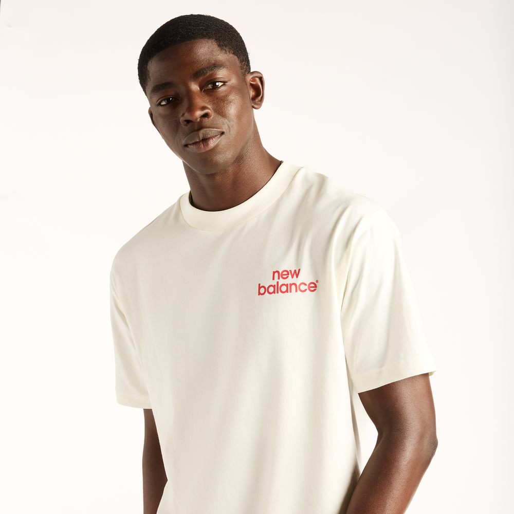 Pánske tričko New Balance Intelligent – béžové