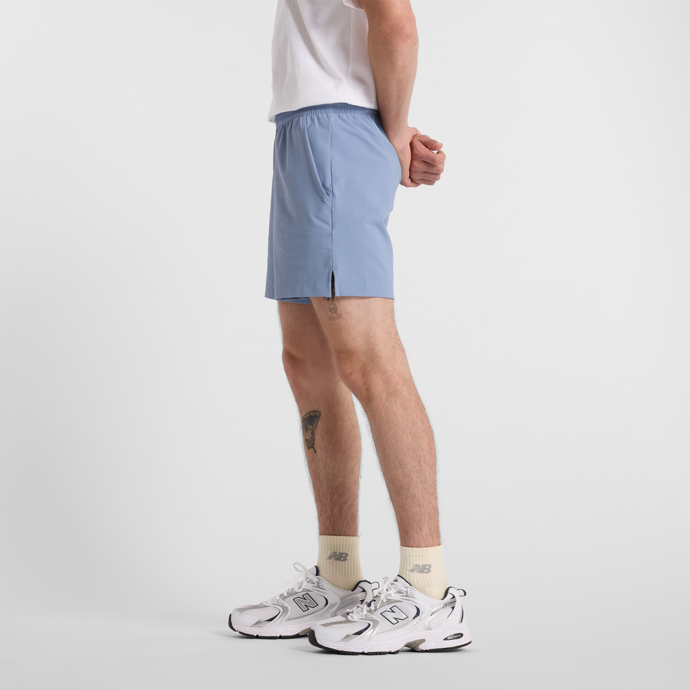 Pánske šortky New Balance MS51402DUS – modré