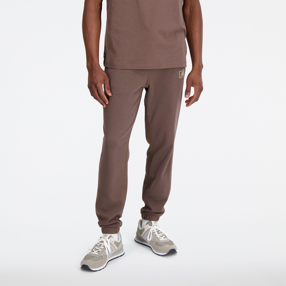 Pánske nohavice New Balance MP33509DUO – hnedá