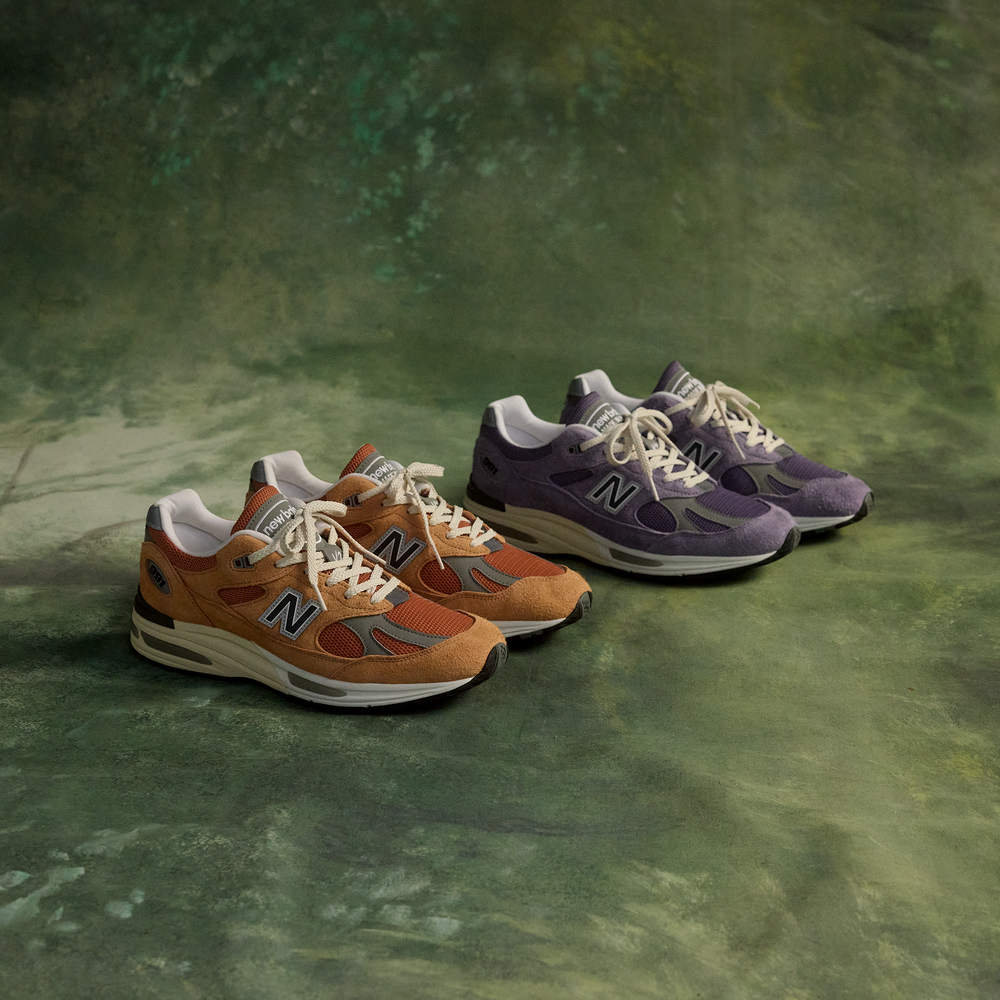 Unisex topánky New Balance U991OV2 – oranžová
