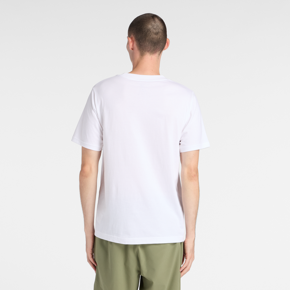 Pánske tričko New Balance MT61H0Z3WT – biele