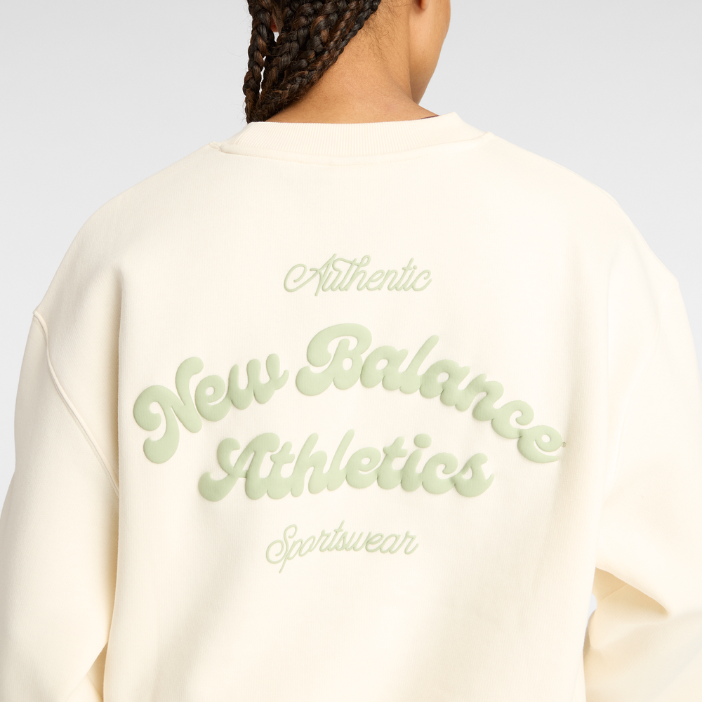 Dámska mikina New Balance WT53516PEF – béžové