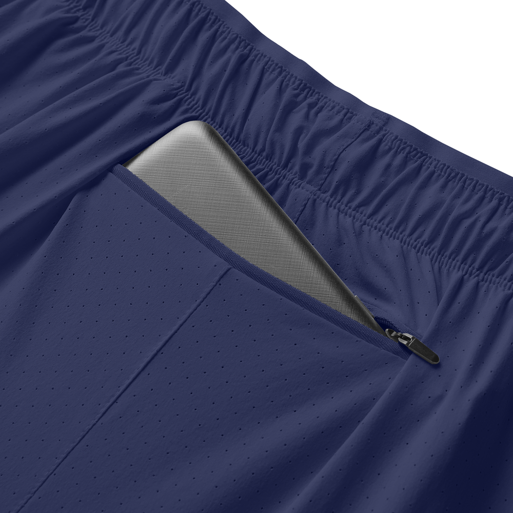 Pánske šortky New Balance MS41286NNY – tmavomodrá