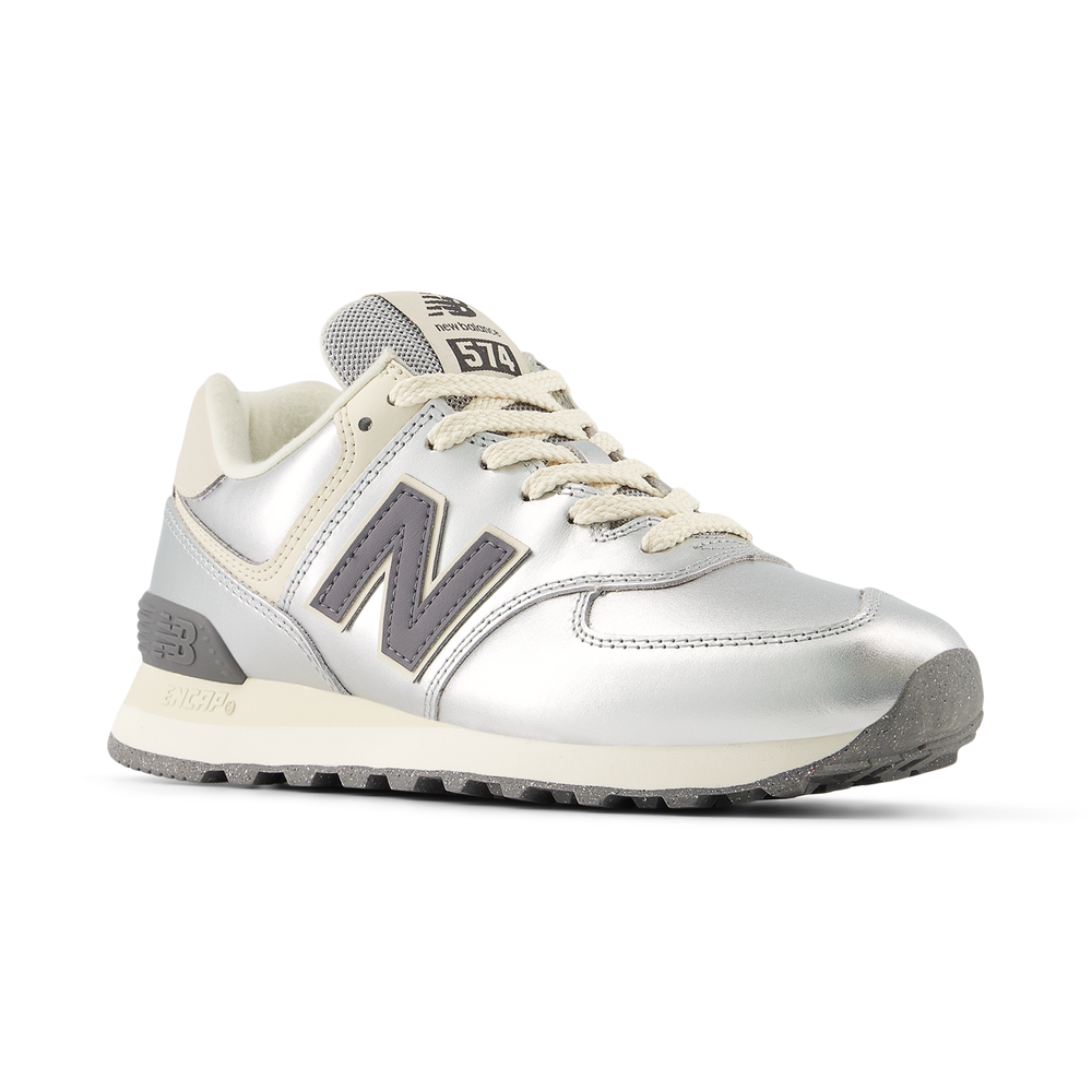 Dámske topánky New Balance WL574MLG – striebro