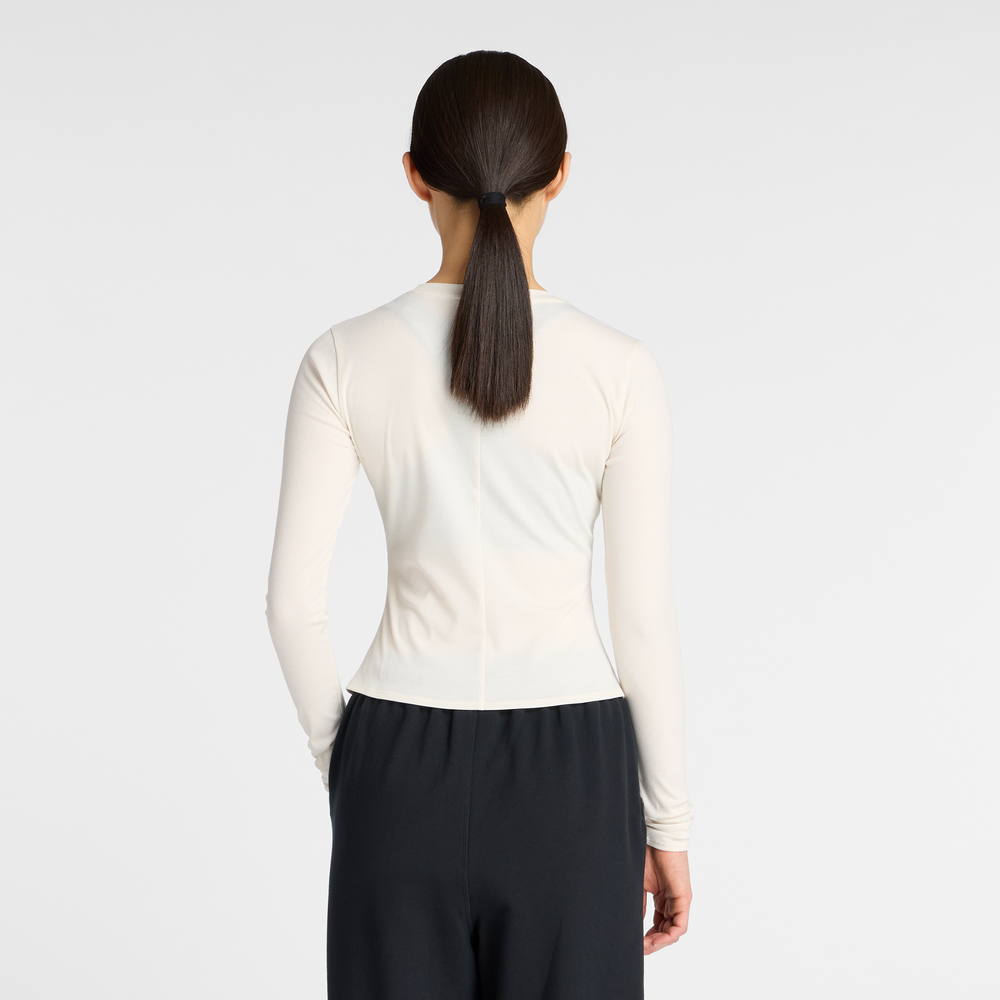 Dámske tričko New Balance WT53133PEF – béžové