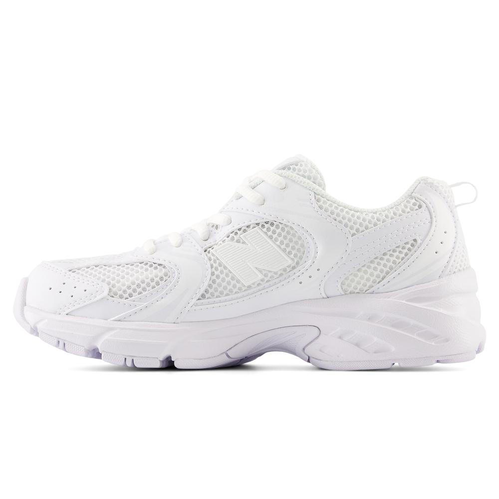 Detské topánky New Balance GR530PA – biele