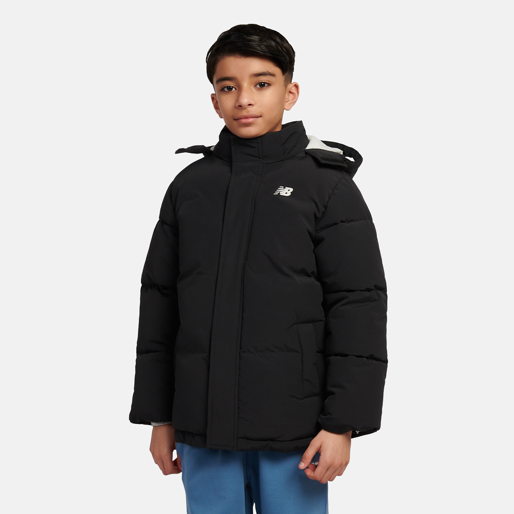 Detská bunda New Balance LAKB0287BK – čierné