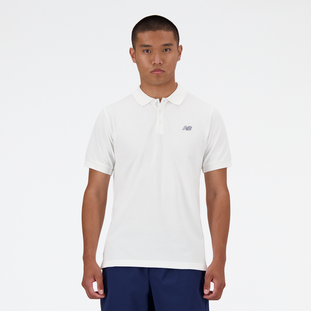 Pánske tričko New Balance MT41503WT –  biele