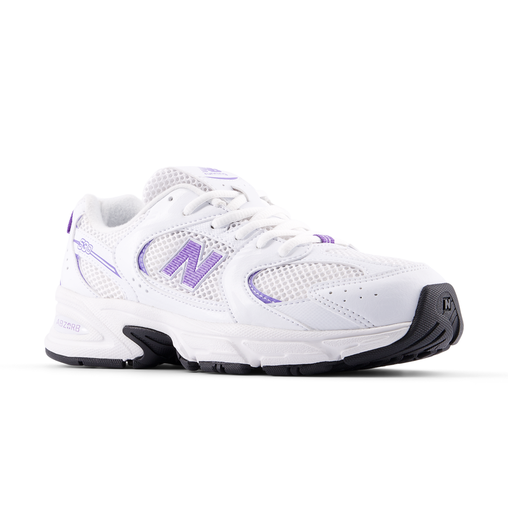 Detské topánky New Balance GR530CI – biele