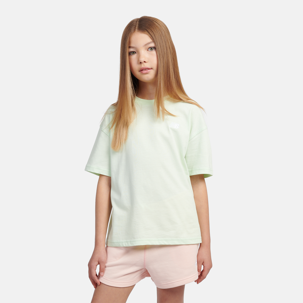 Detské tričko New Balance LAKG0001MEW – mätové